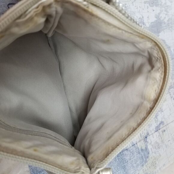 Silver Wristlet with Floral Accent - Picture 3 of 11